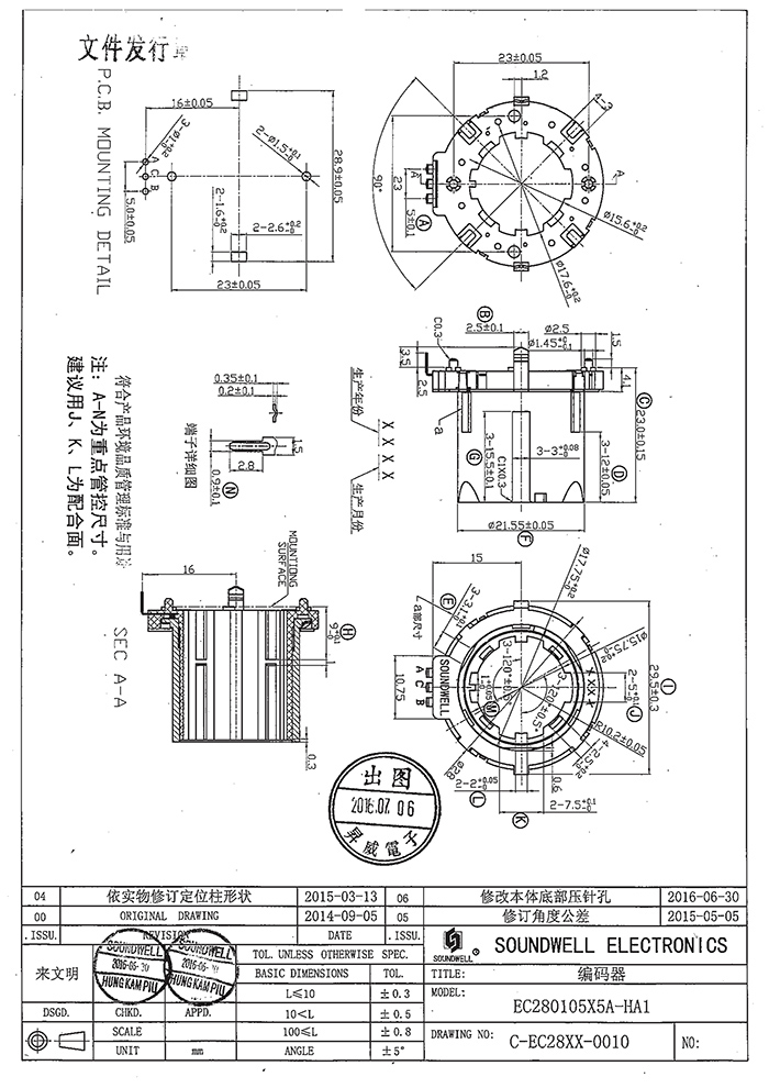 EC28中空型編碼器規(guī)格書