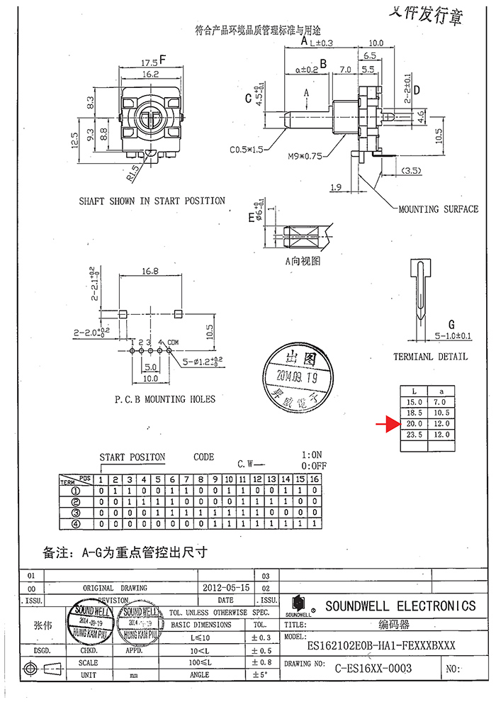 ES16絕對(duì)編碼器規(guī)格書